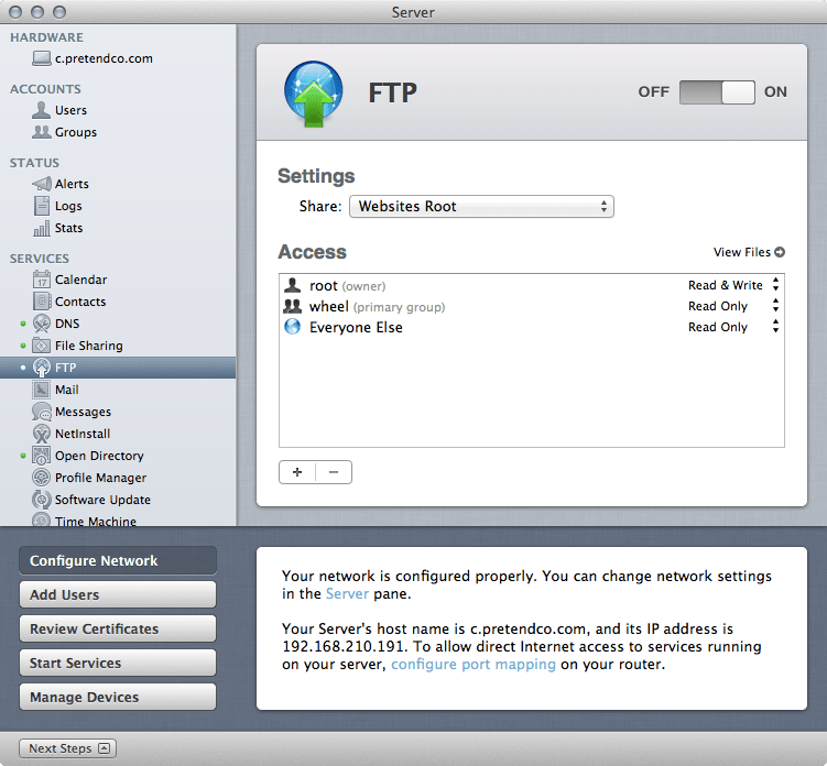 free ftp client for mac os x lion
